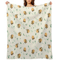 Lots of Bees Shrink-resistant Throw Blanket