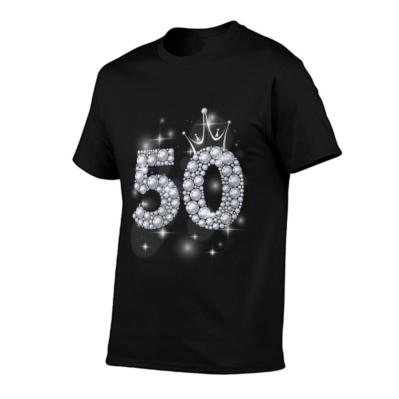 Womens 50th Birthday Decorations Women 50 Years Old BDay Queen  Slim-fit Cut T-Shirt