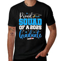 Squad Senior 2025 Proud Squad Of A Class Of 2025 Graduate  Oversized Silhouette T-Shirt