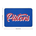 Retro Detroit Pistons Vintage  Pet-Safe Bath Mat