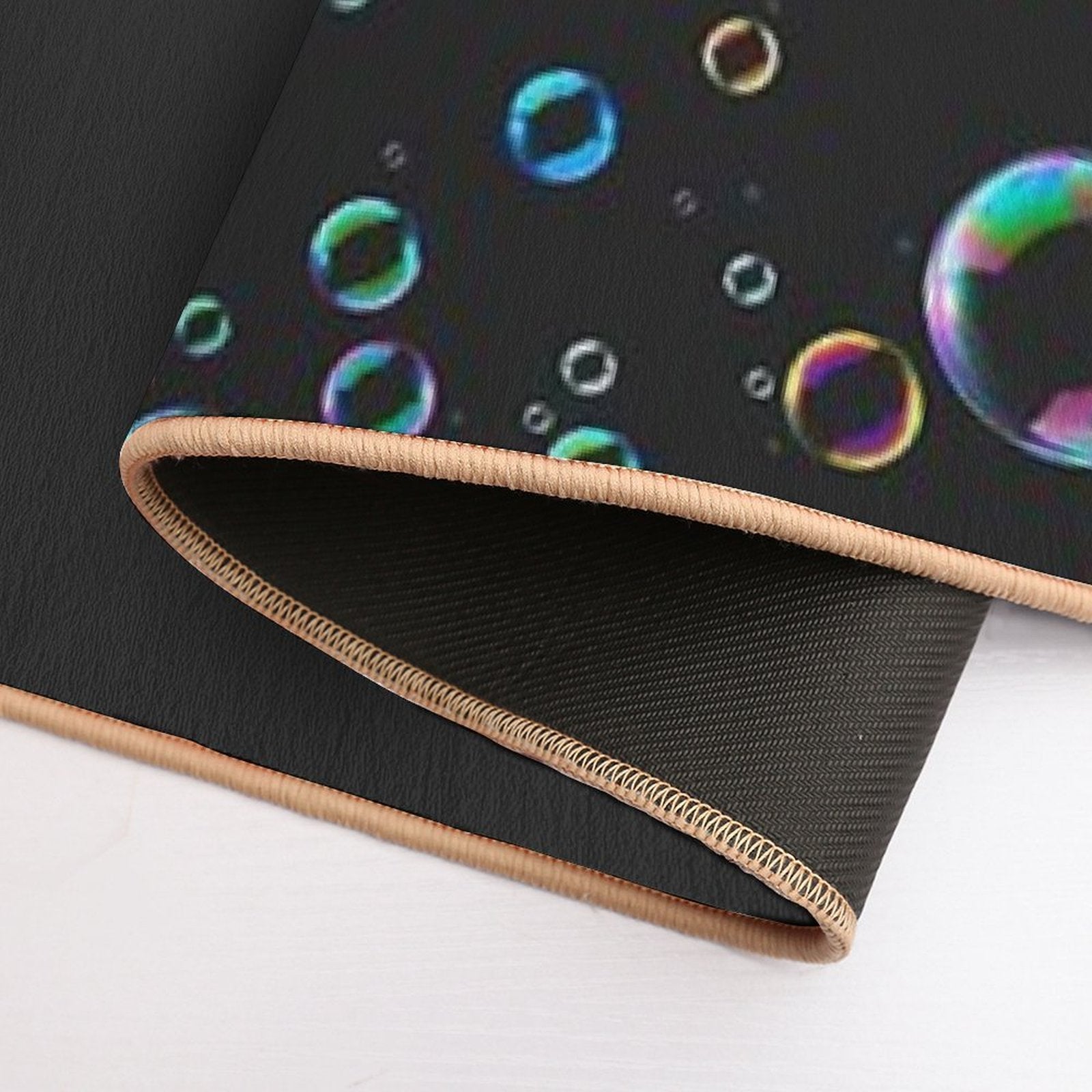 Colorful Bubbles  Slip-Resistant Bath Mat