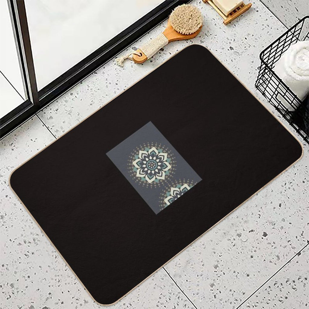 Mandala  Dirt-Trapping Bath Mat