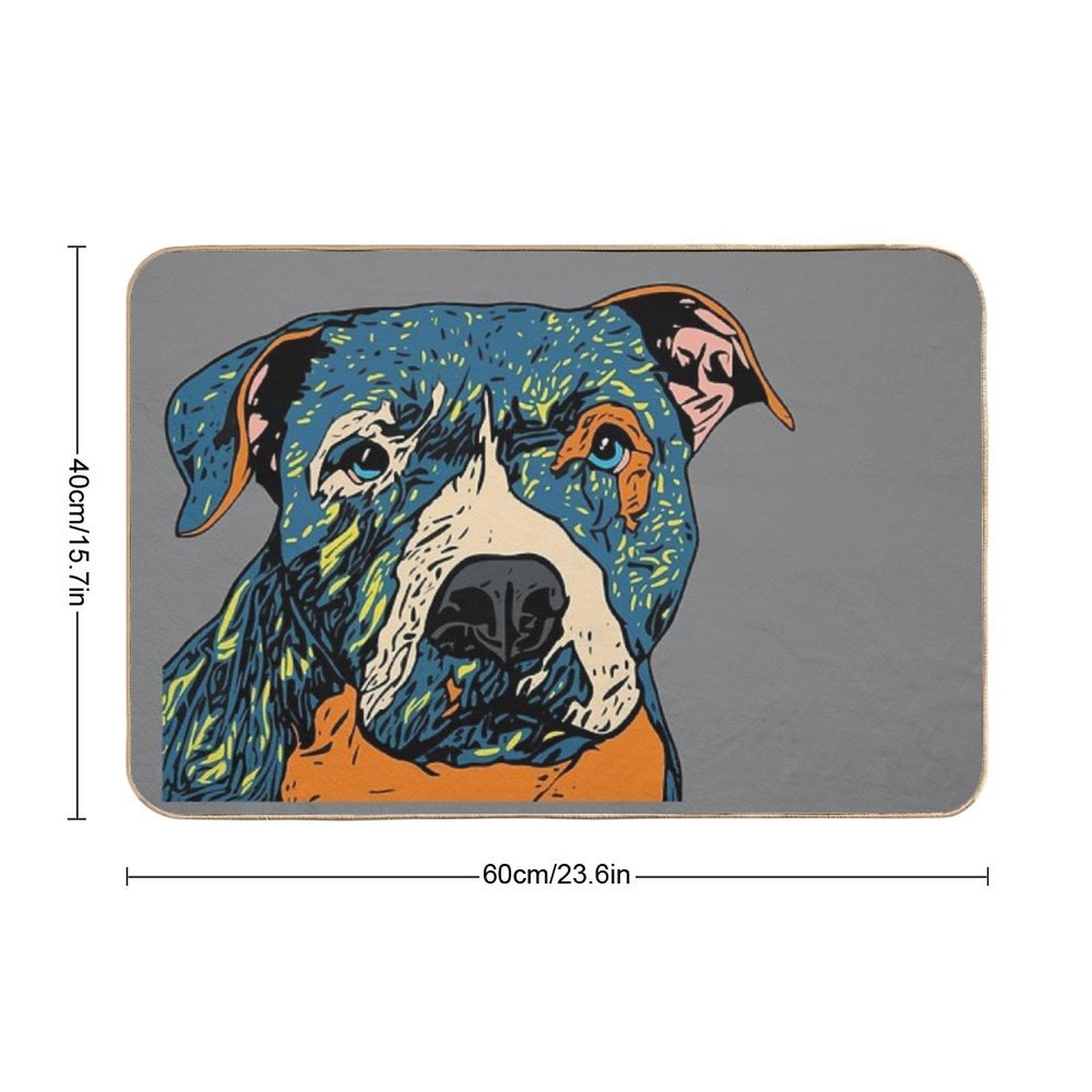 BlueStaff  Anti-Trip Bath Mat