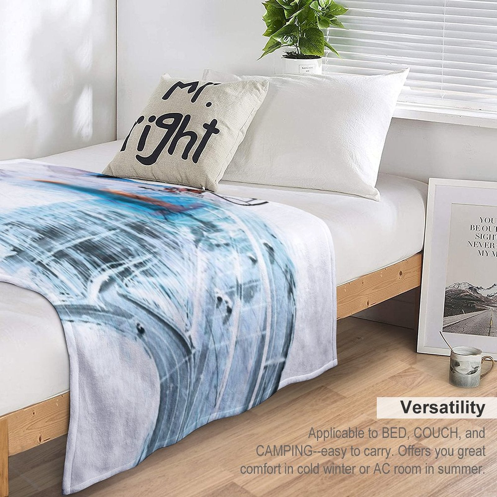 Alternative Band 80s Poster Comfort Throw Blanket