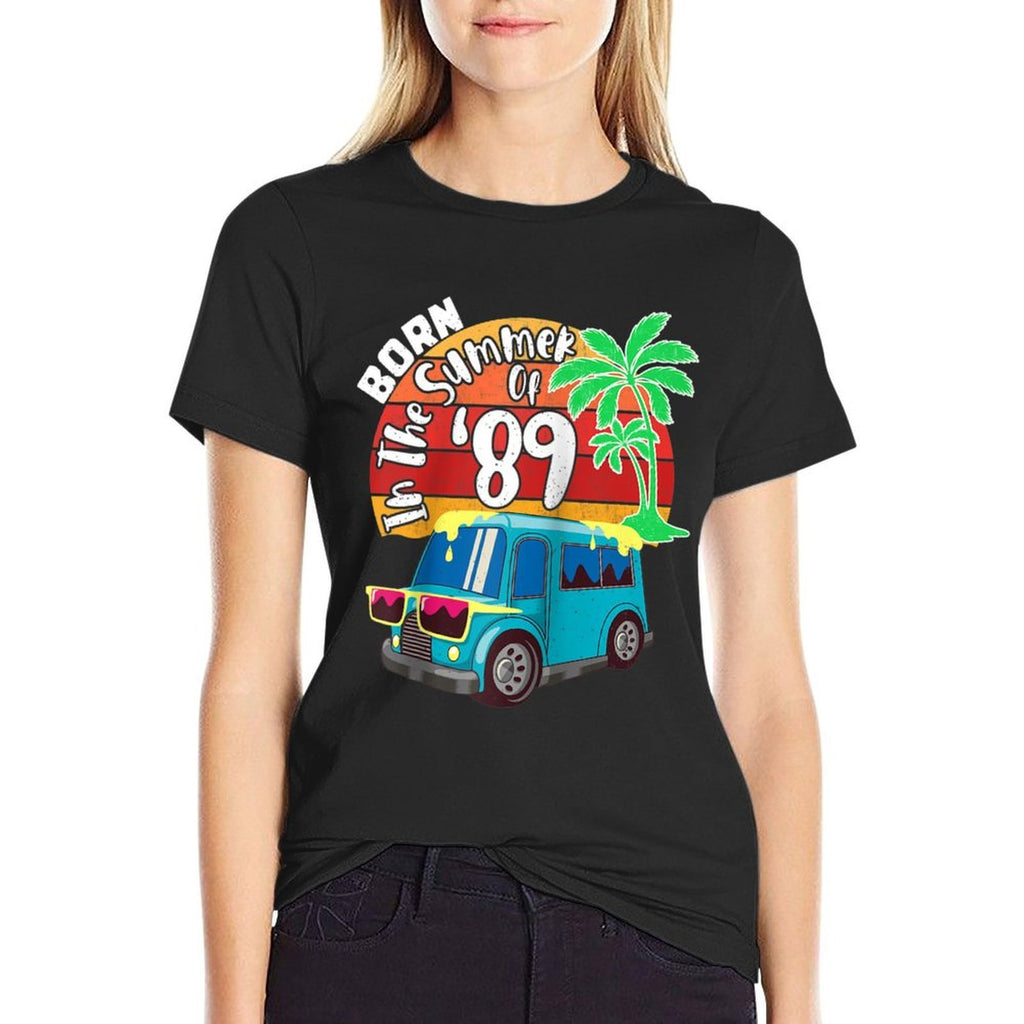 Born In The Summer Of '89 Great 50th Birthday Gift Raglan Baseball  Lightweight T-Shirt