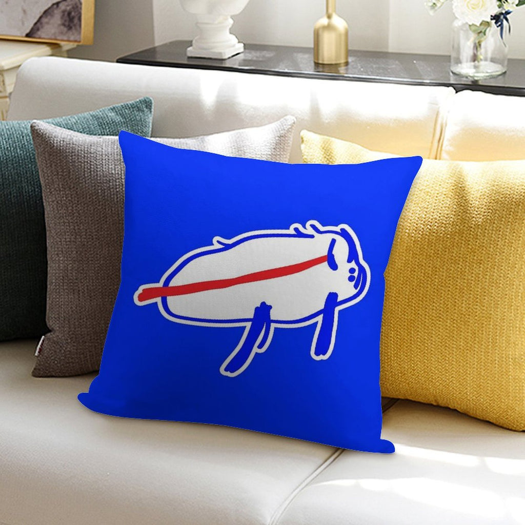 Josh Allen Drawing Soft Durable Construction Throw Pillow