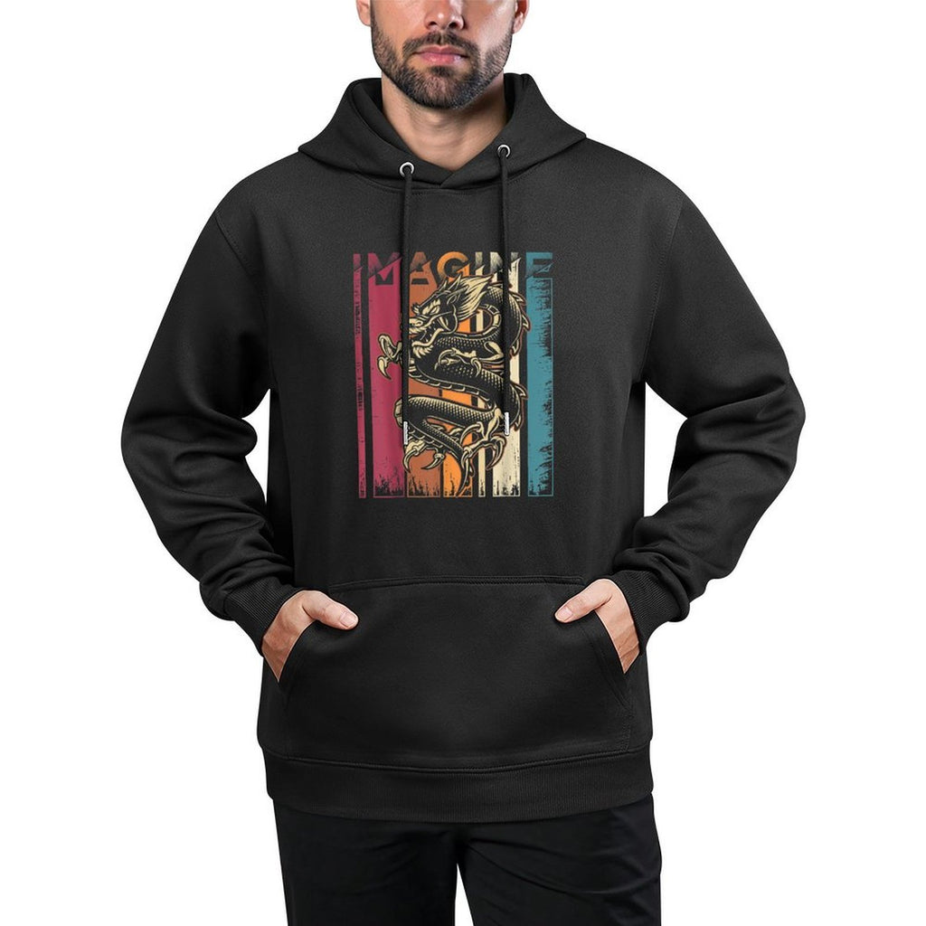 Imagine Dragon Vintage Cool Art Moisture-Wicking Hoodie