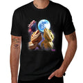 Bearded Dragons Lizards Howling at The Moon Beardies  Classic T-Shirt