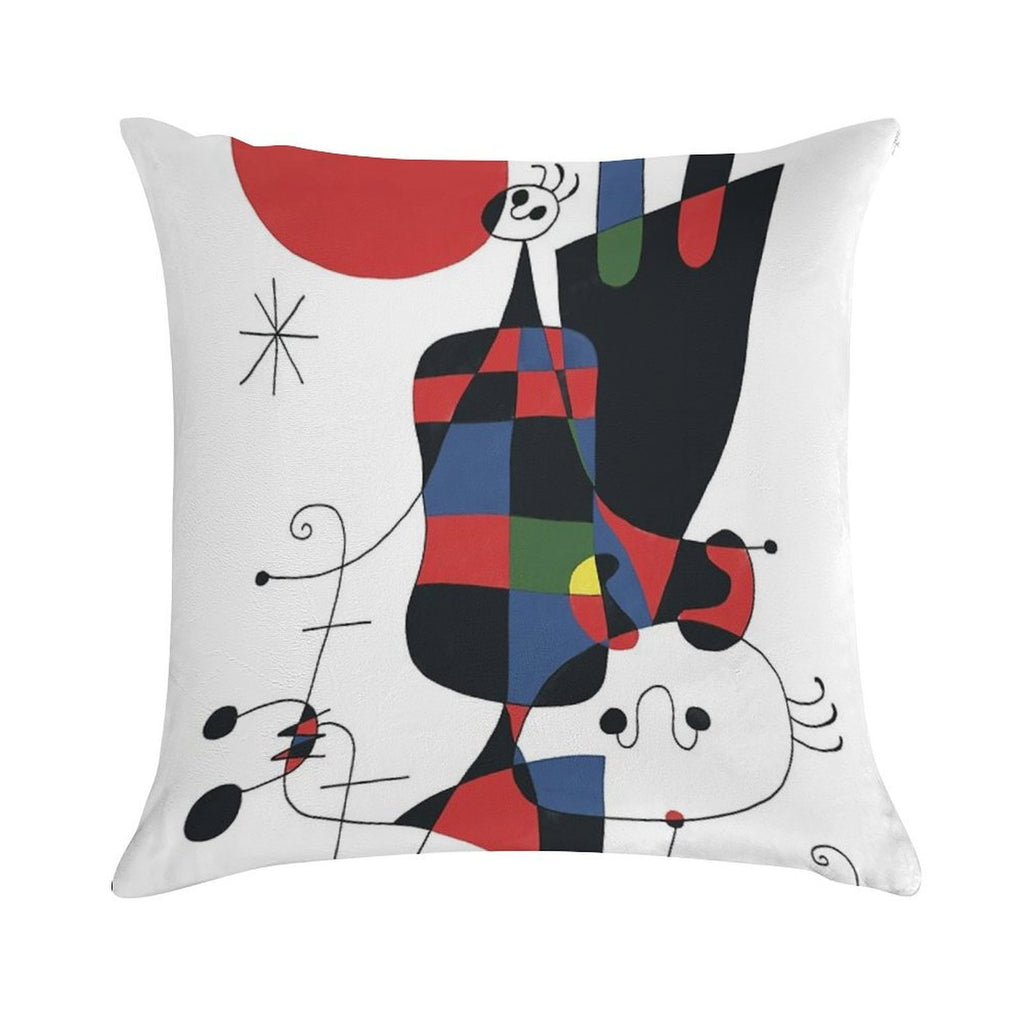 Joan Mirò #1 Soft Ultra-Soft Texture Throw Pillow