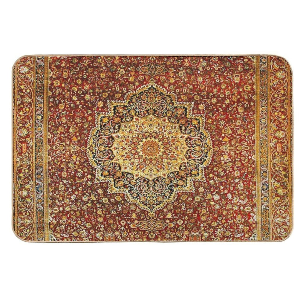 Khorasan Antique Persian Carpet Print  Rapid-Drying Bath Mat