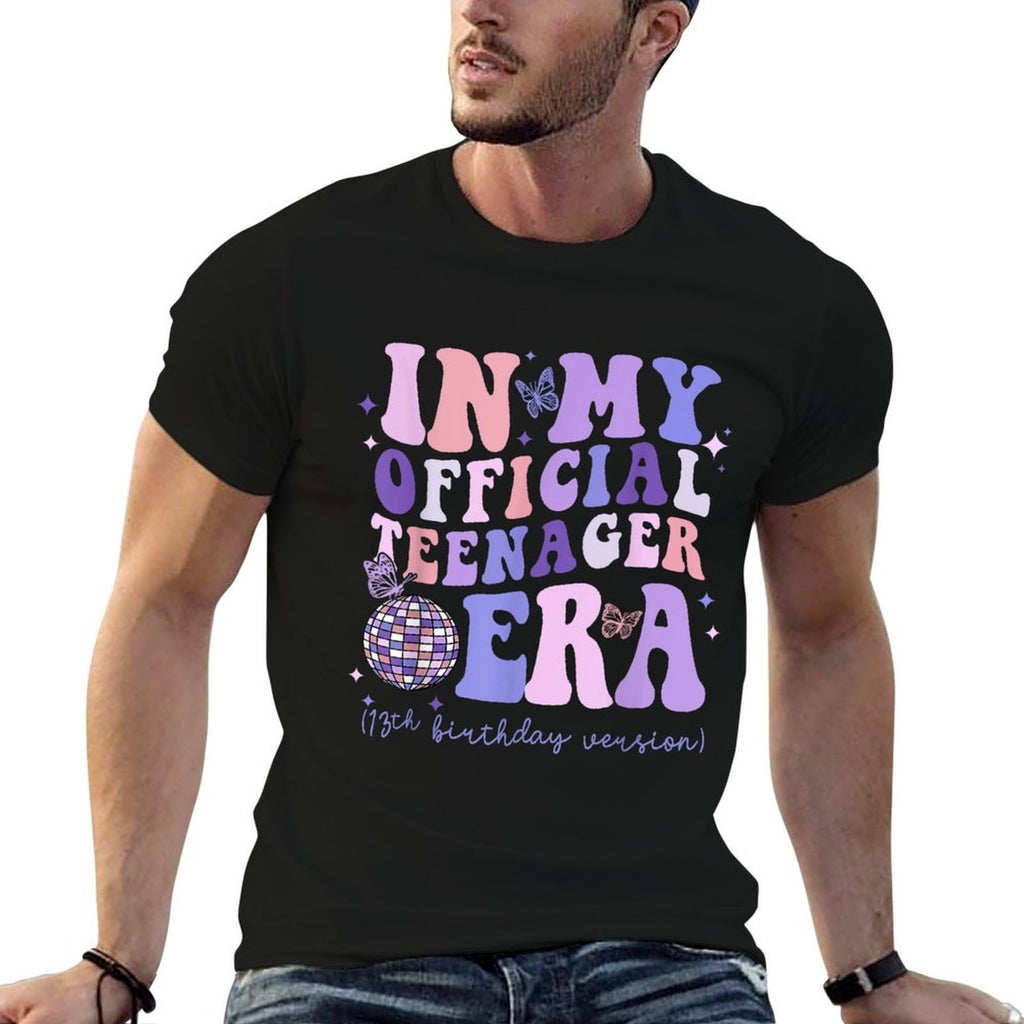 13 Years Old Girl In My Officialnager Era 13th Birthday  Odor-resistant T-Shirt