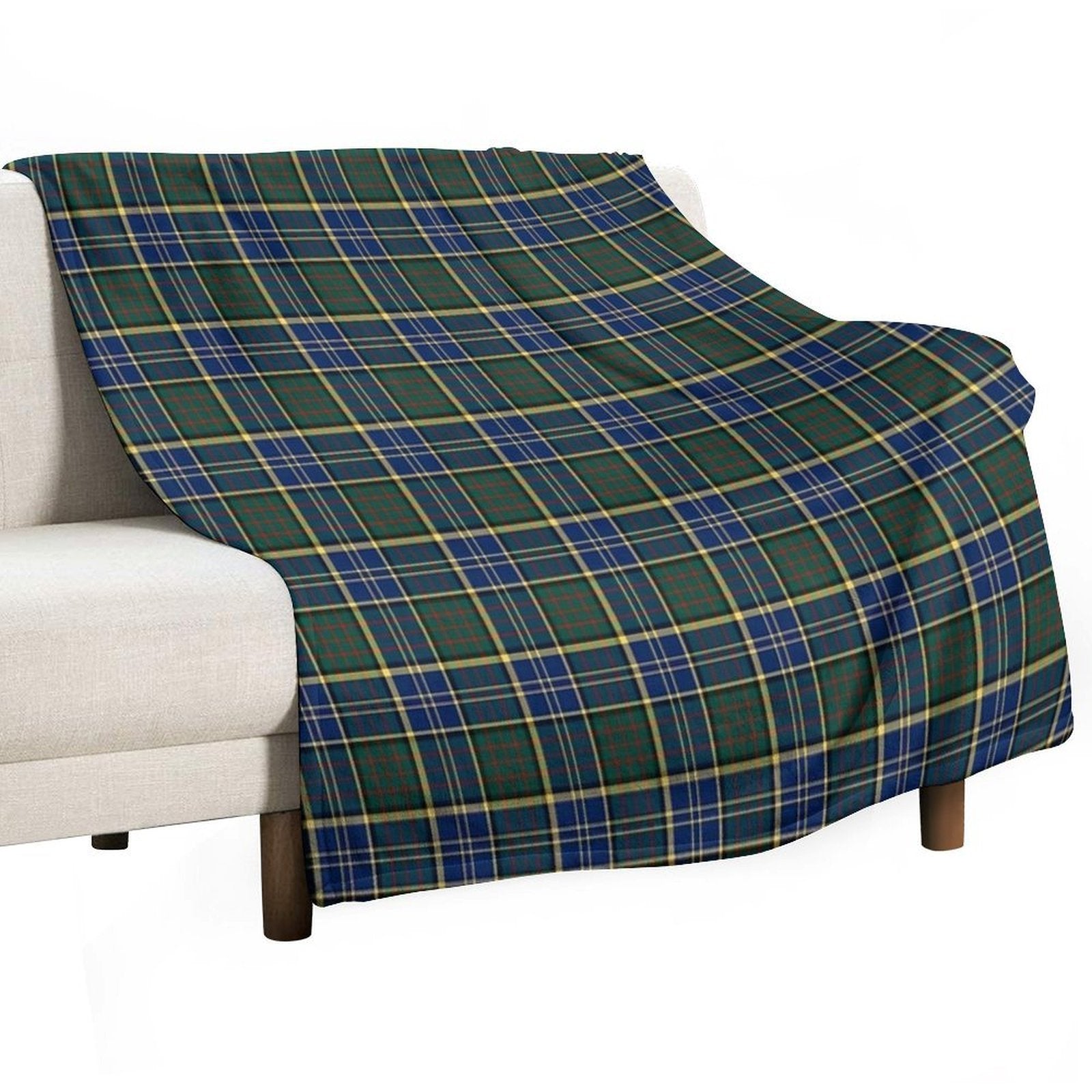 Clan MacMillan Hunting Tartan Eco-conscious Throw Blanket