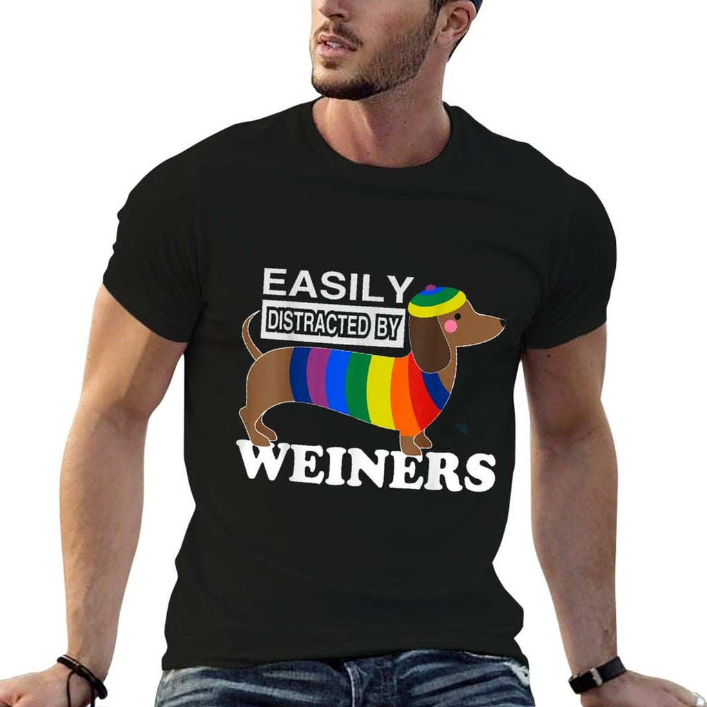Rainbow LGBT Love Weiners Dogs Love Funny Gay Man Pride Fun  Versatile T-Shirt