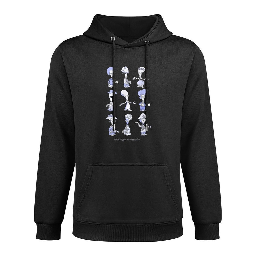 American Dad Whats Roger Wearing Today Funny Cartoon Layering Staple Hoodie