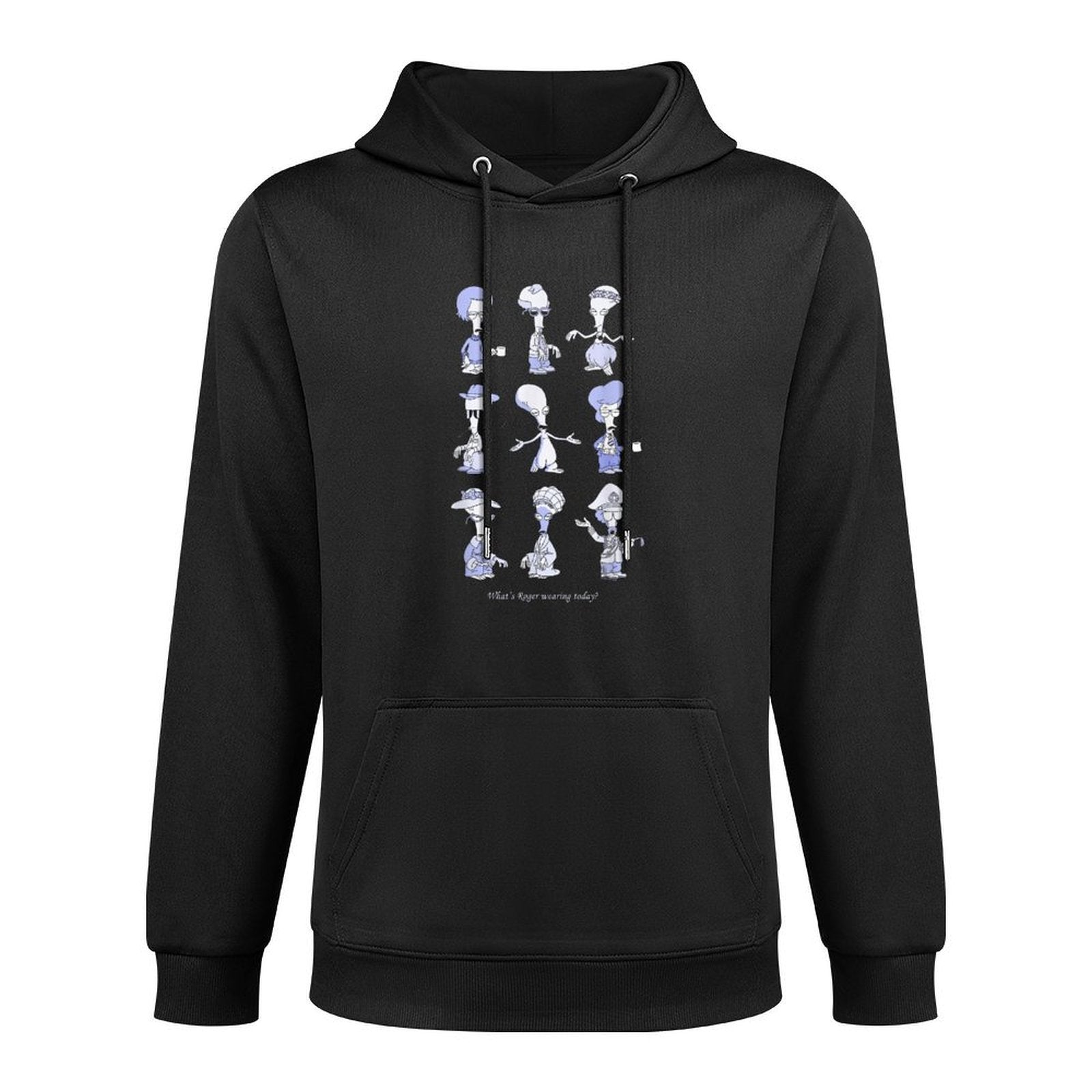 American Dad Whats Roger Wearing Today Funny Cartoon Layering Staple Hoodie