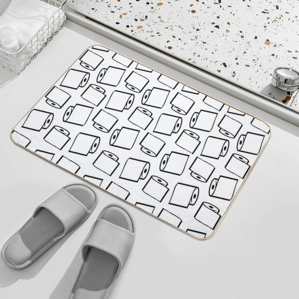 Toilet Paper  Stain-Proof Bath Mat