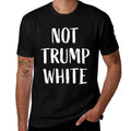 Funny Not Trump White Retro  Heathered Texture T-Shirt