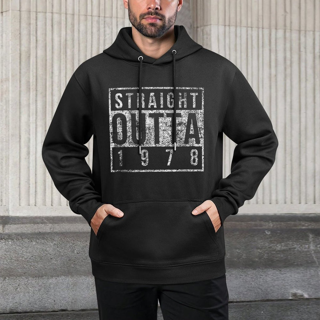 44th Birthday Gift Vintage Straight Outta 1978 Retro Unisex Design Hoodie
