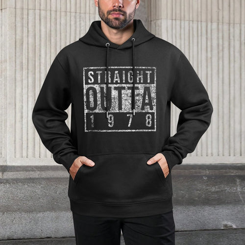 44th Birthday Gift Vintage Straight Outta 1978 Retro Unisex Design Hoodie
