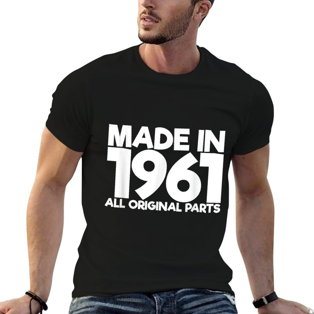 60 Years Old Made In 1961 Funny 60th Birthday  Trendy Pattern T-Shirt