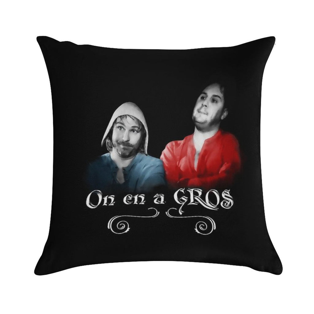 We Have GROS - Karadoc And Perceval Soft Ultra-Soft Texture Throw Pillow