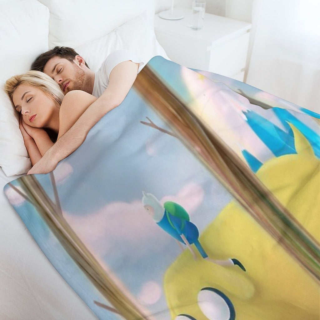 Finn And Jake Adventure All-season Throw Blanket