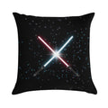 Lightsaber Stardust Soft Luxury Feel Throw Pillow