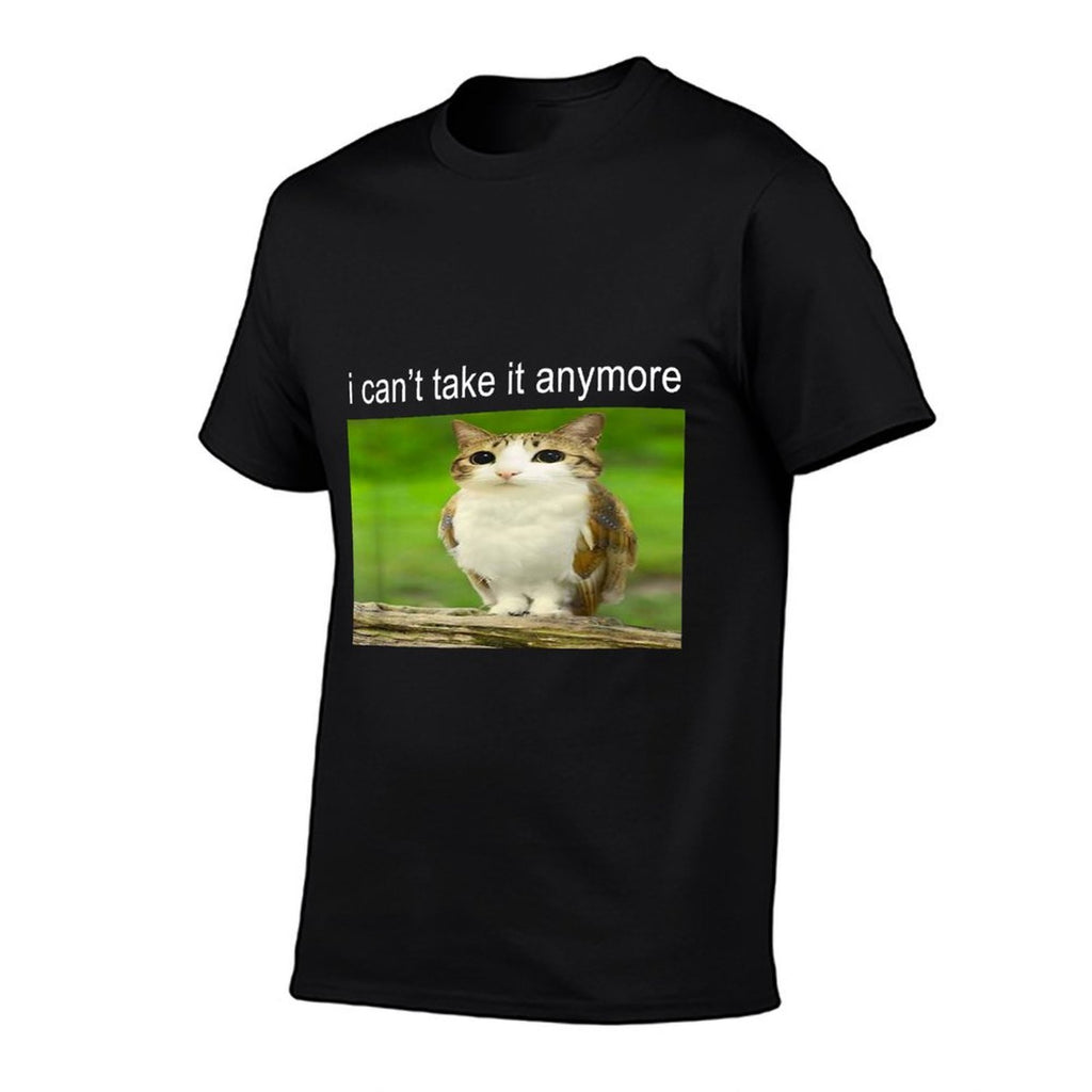 Silly Owl Cat Meme I Cant Take It Anymore  Versatile T-Shirt