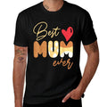 Best Mum Ever Funny For Womens Mom Mothers Day  Heathered Texture T-Shirt