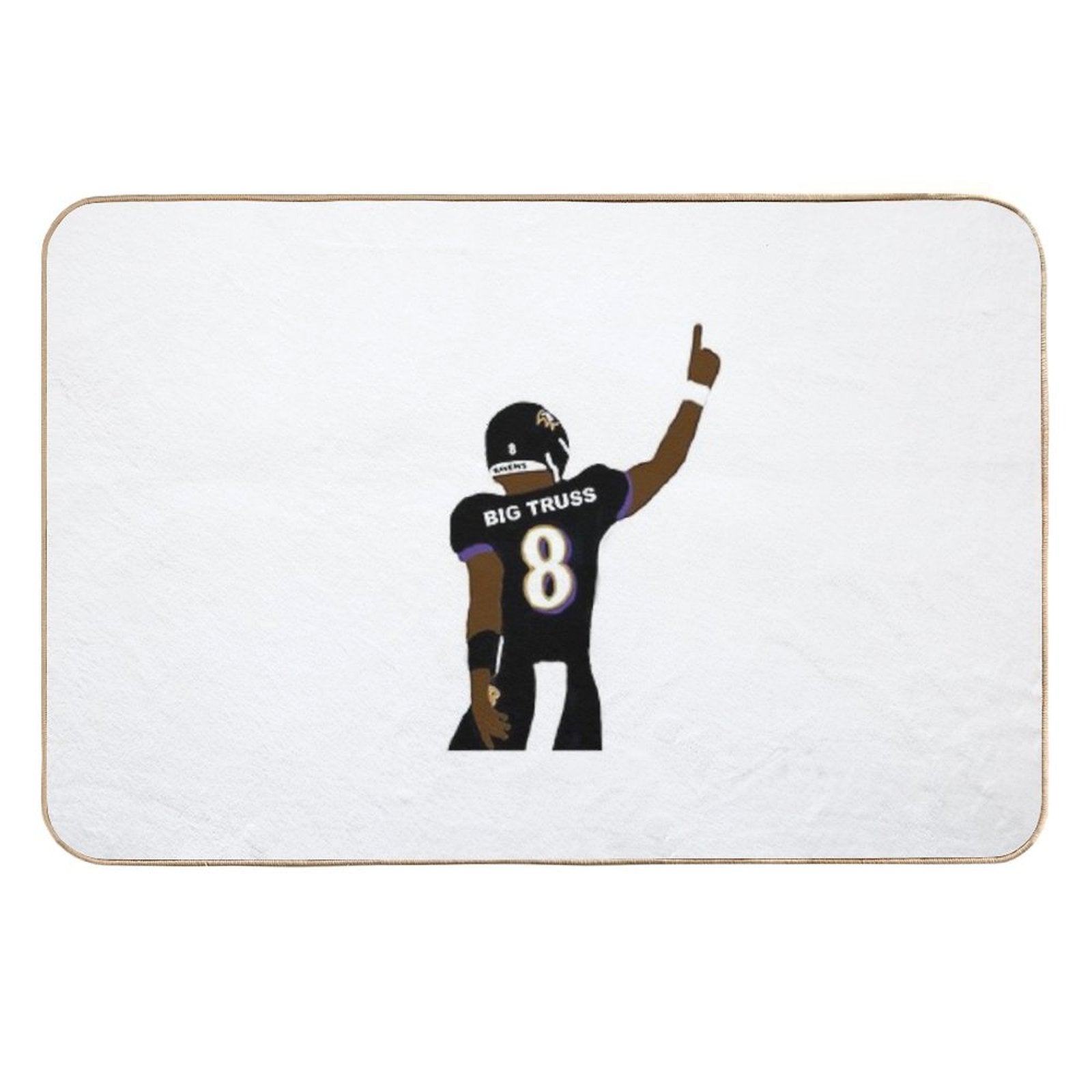 Lamar Jackson - Big Truss  High-Traffic Bath Mat