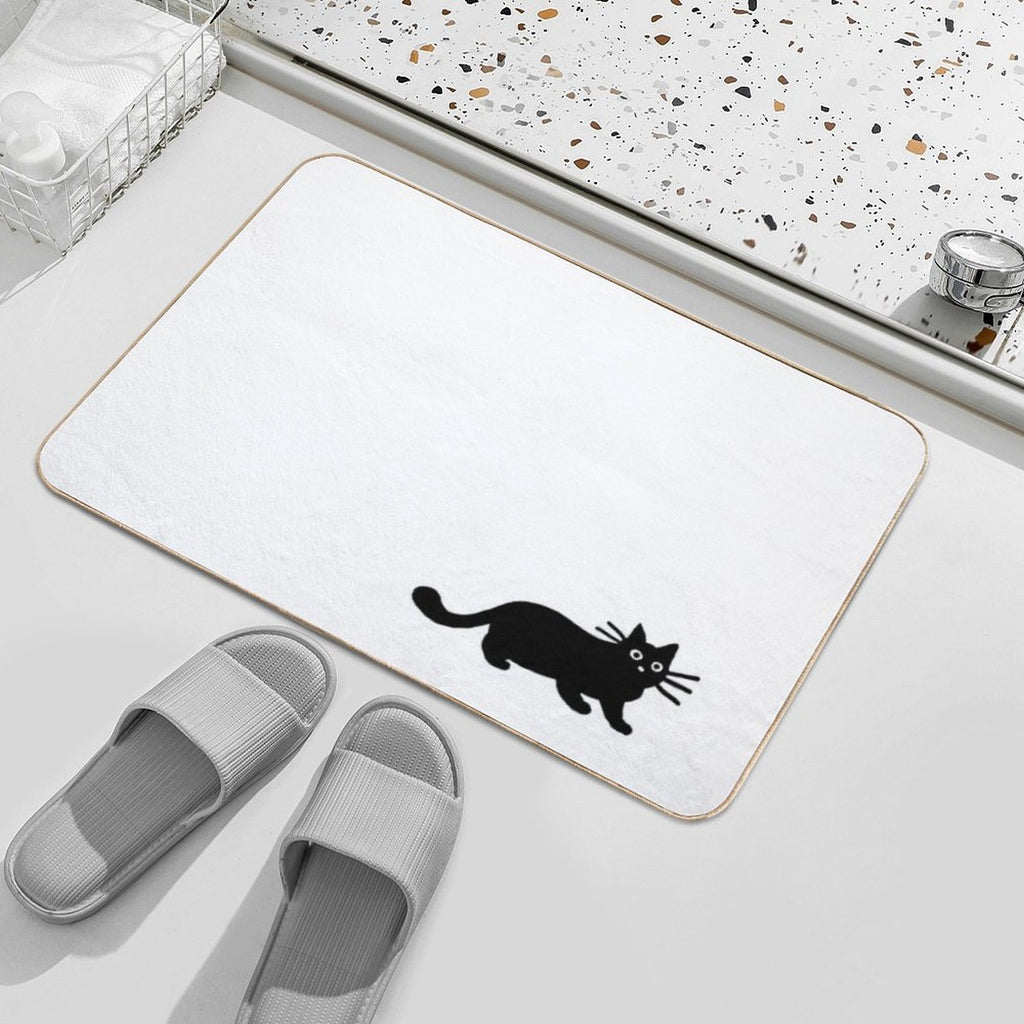 Black Cat(s)  Non-Slip Bath Mat