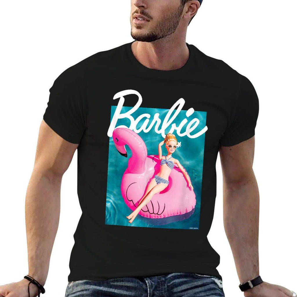 Barbie - Pool Flamingo  Polyester Blend T-Shirt