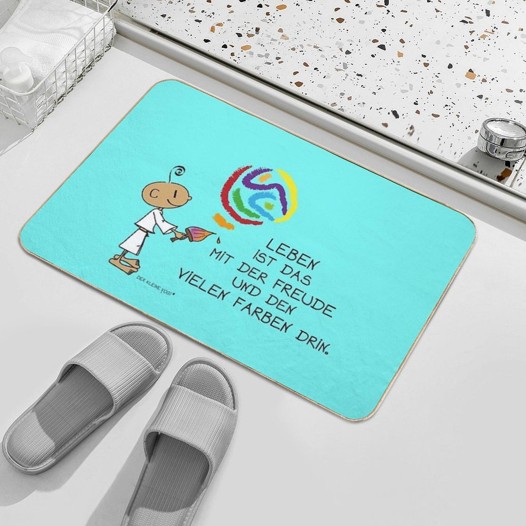 Life Is About Joy  Anti-Trip Bath Mat