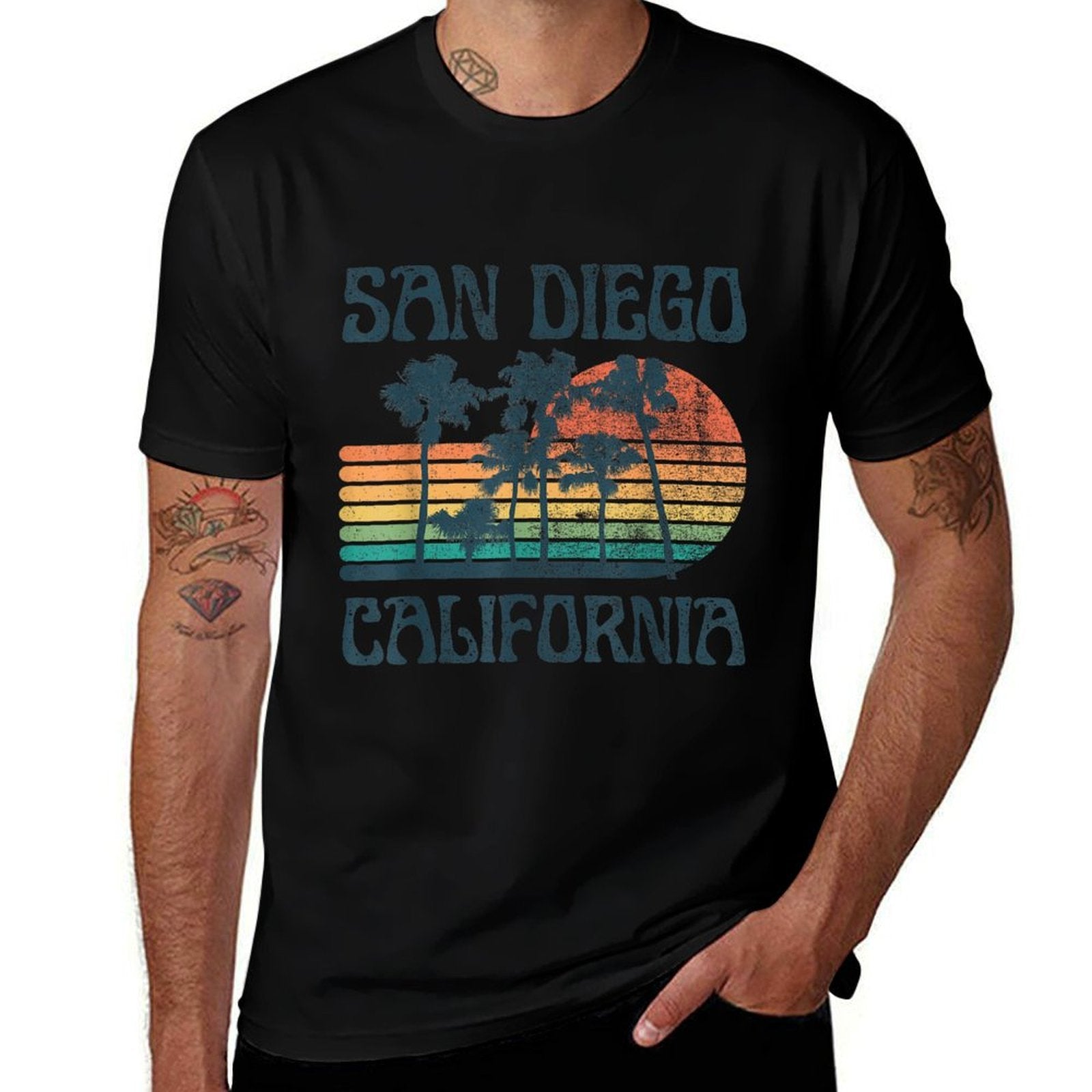 San Diego California Summer Vacation Vintage Comfortable T-Shirt
