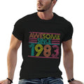 Awesome Since 1983 42nd Birthday Gifts 42 Years Old  Breathable T-Shirt