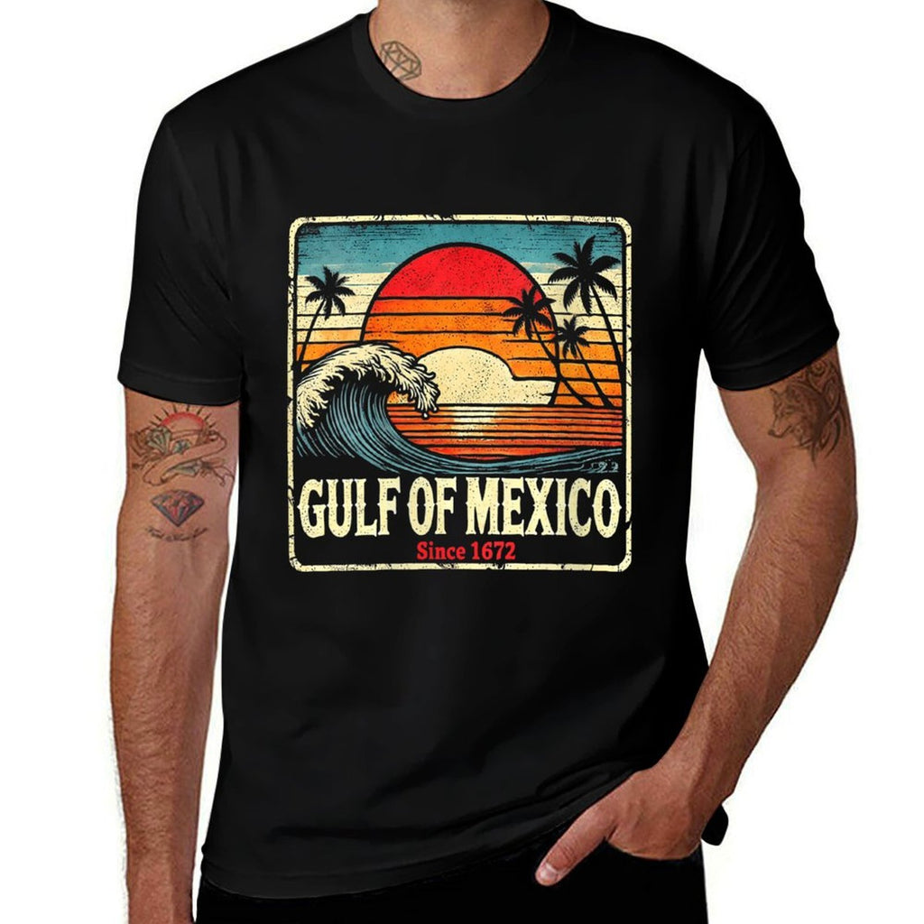 Womens Gulf of Mexico  Vintage-inspired T-Shirt
