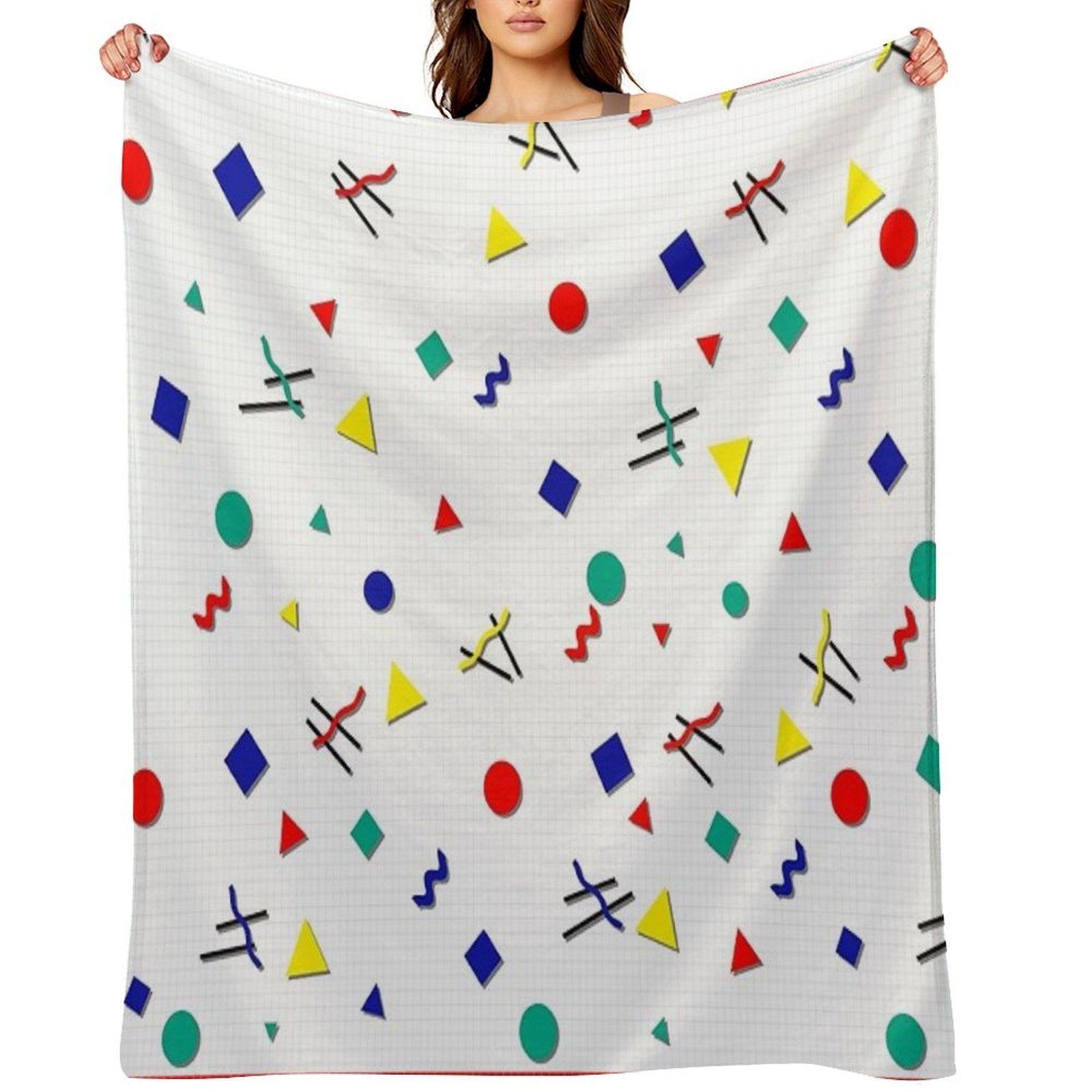 90s Squiggle Comforter Quick-dry Throw Blanket