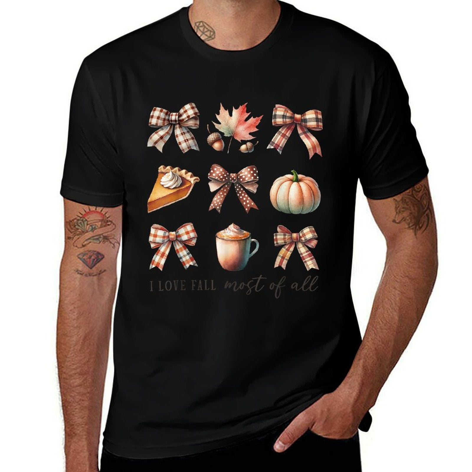 I Love Fall Happy Thanksgiving Autumn Vibes Fall Girl  Affordable Price T-Shirt