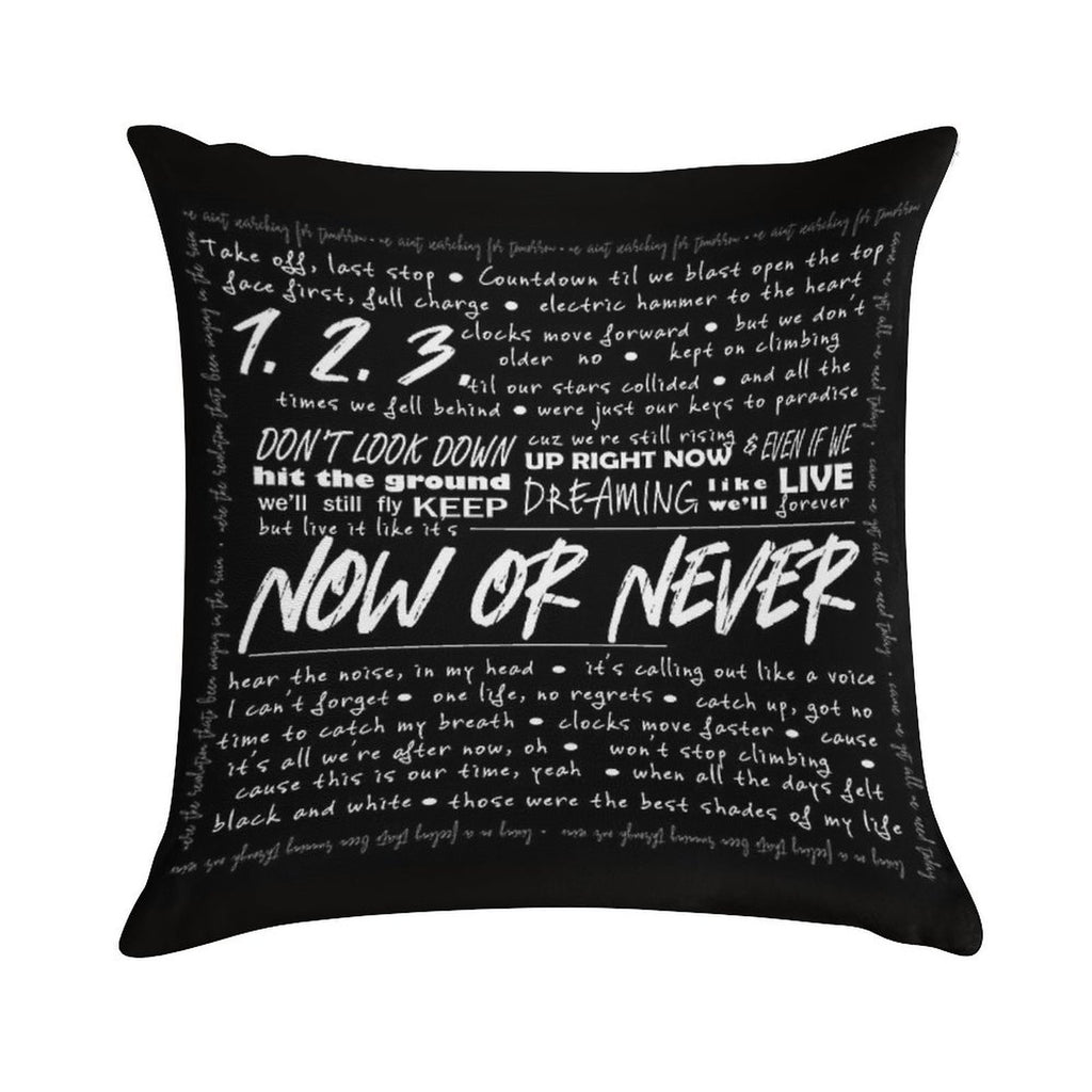Now Or Never Julie And The Phantoms Soft Easy Maintenance Throw Pillow