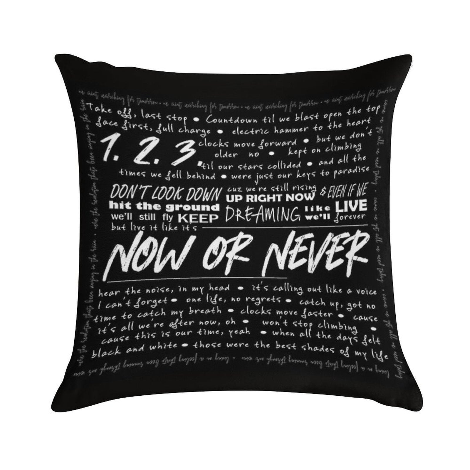 Now Or Never Julie And The Phantoms Soft Easy Maintenance Throw Pillow