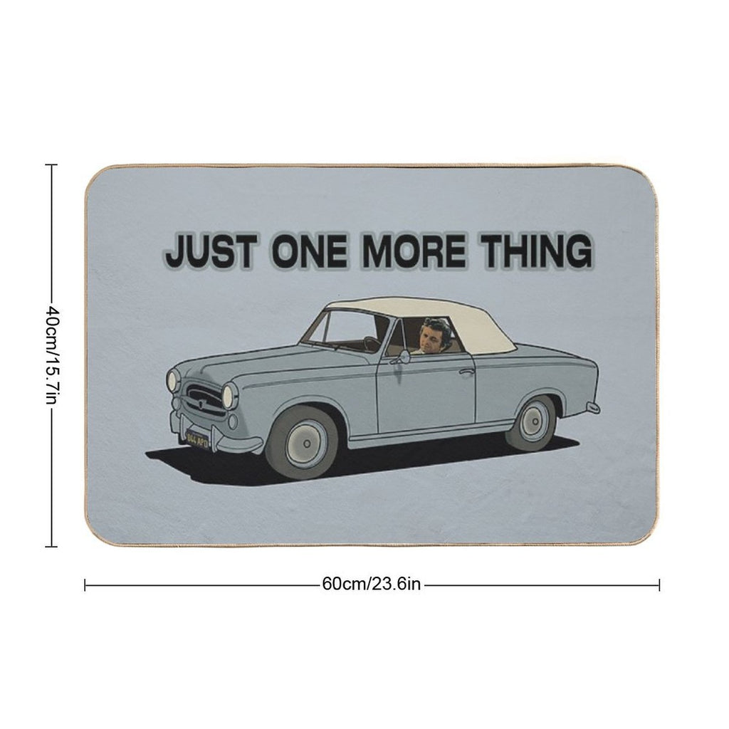 Columbo Driving - Just One More Thing  Eco-Friendly Bath Mat