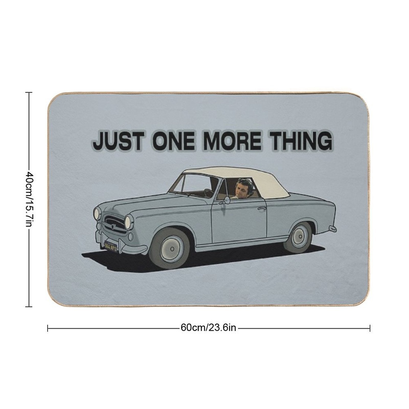 Columbo Driving - Just One More Thing  Eco-Friendly Bath Mat