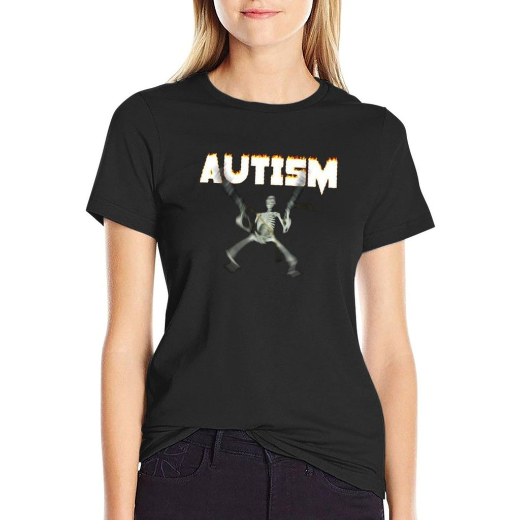 Autism Skeleton Meme  Durable T-Shirt