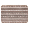 Brassy - Boho Stripe -  Slip-Resistant Bath Mat