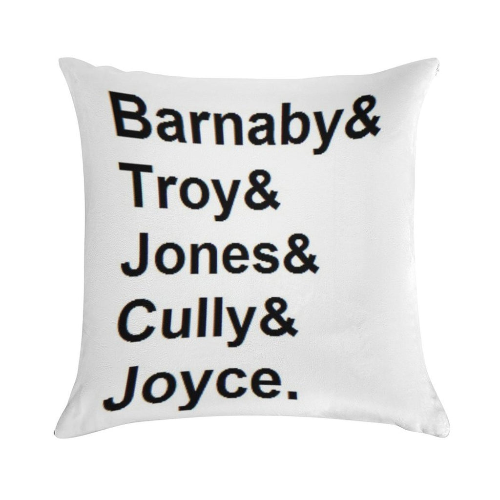 Midsomer Murders - Helvetica List Soft Ultra-Soft Texture Throw Pillow