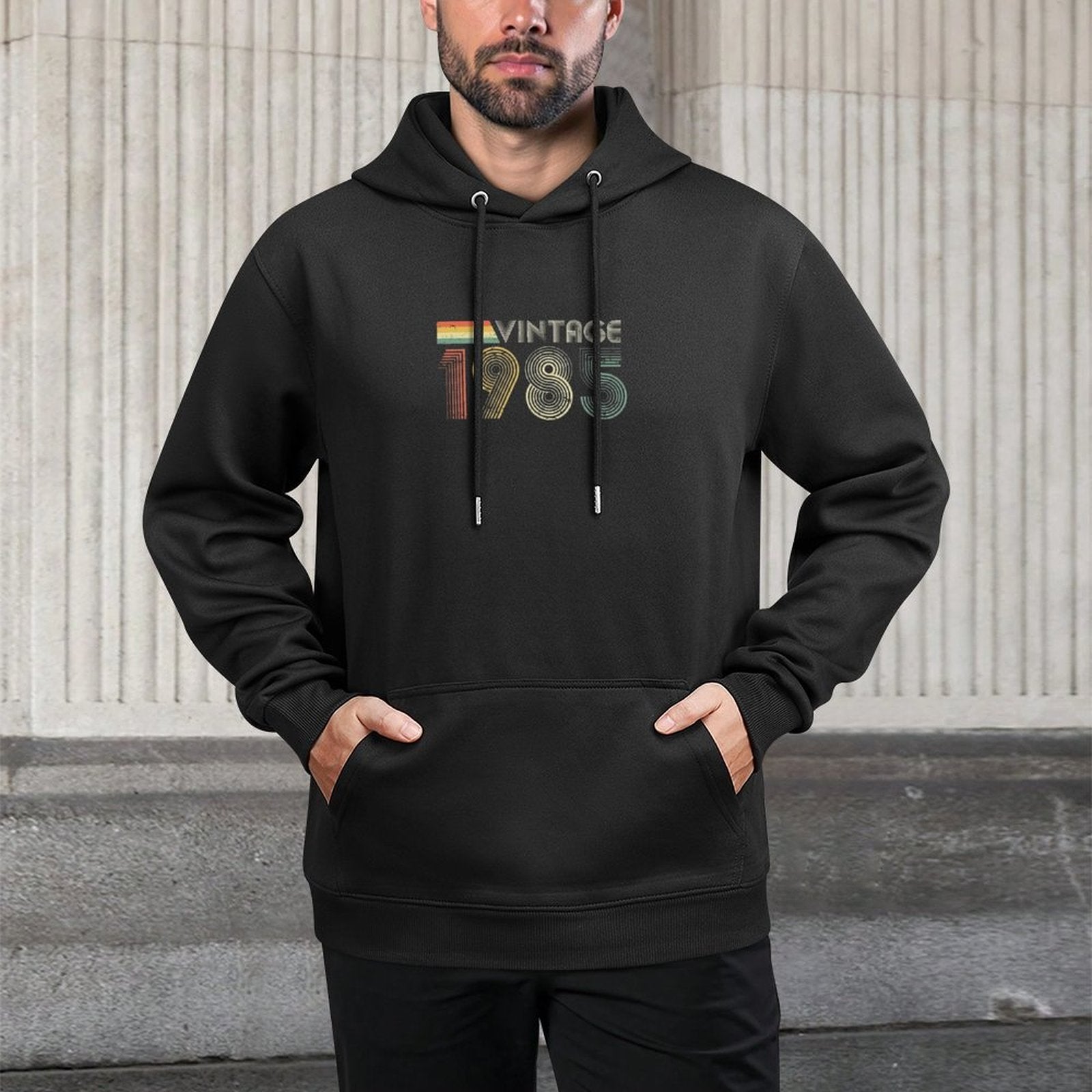 Vintage 1985, 40th Birthday Gift (Distressed Design) All-Day Comfort Hoodie