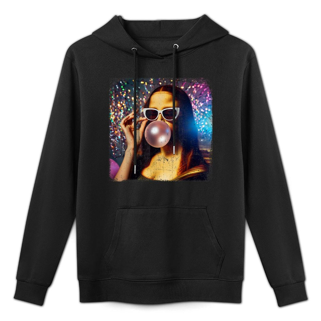 Funny Mona Lisa Bubblegum Gum Leonardo Da Vinci Customizable Surface Hoodie