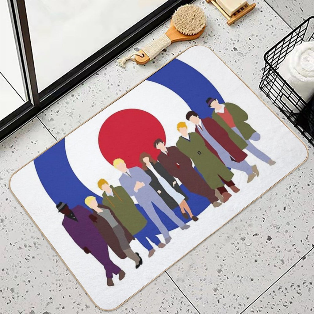 Quadrophenia Mod Target  Anti-Trip Bath Mat