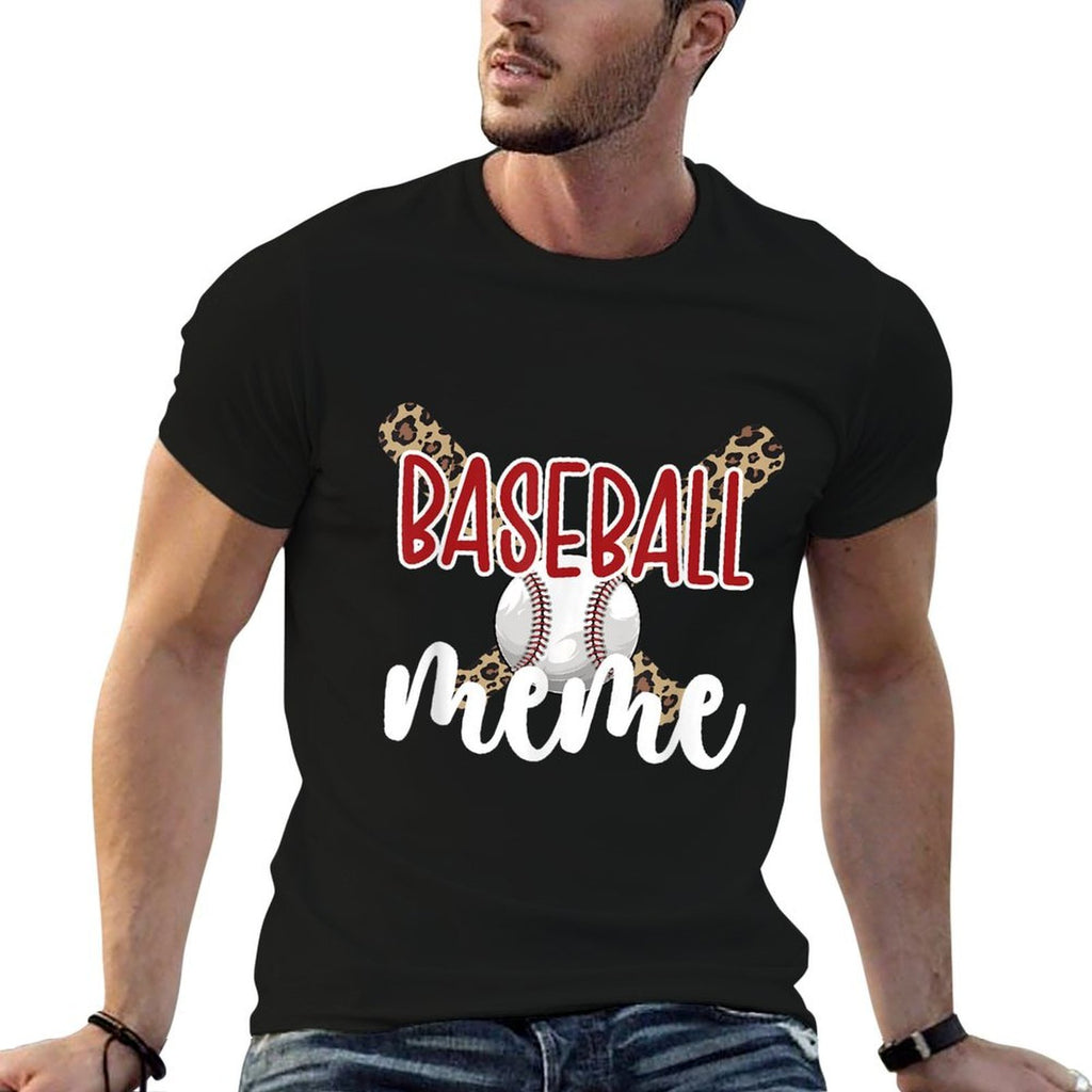 Baseball Meme Grandma Baseball Player Meme  Oversized Silhouette T-Shirt