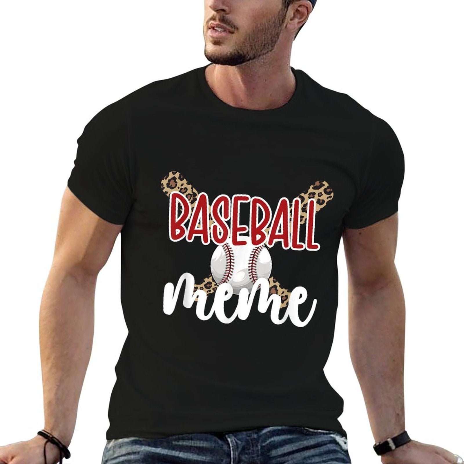 Baseball Meme Grandma Baseball Player Meme  Oversized Silhouette T-Shirt